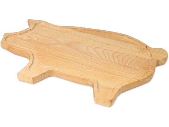 Brezawood Drveni tanjir Prase bukva