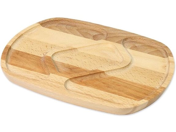 Brezawood Drveni tanjir za kafu bukva