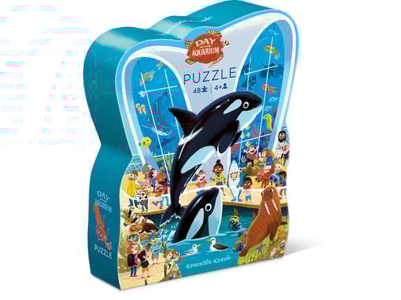 Crocodile Creek Puzzle Dan u akvarijumu