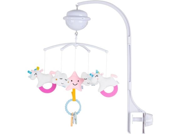 Chipolino Muzička vrteška za krevetac sa projektorom Unicorn