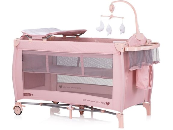 Chipolino Prenosivi krevetac Bella marshmellow