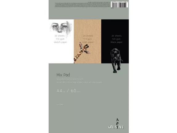 Creative Skicen blok A4 mix 60 listova