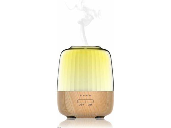 Entac Ovlaživač vazduha sa drvenim dekorom RGB 8W 300ml