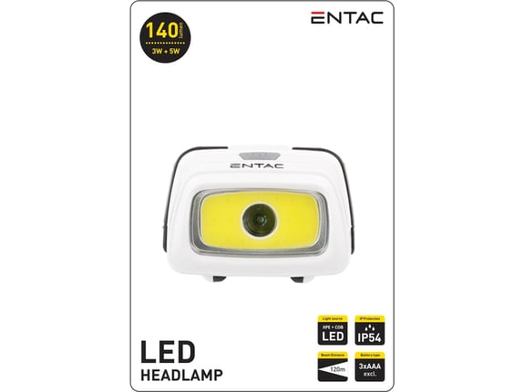 Entac Lampa za glavu sa senzorom 5W