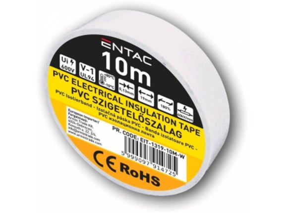 Entac Izolaciona traka 10m bela a