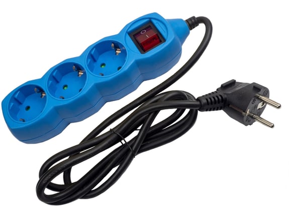 Entac Produžni kabl sa prekidačem trostruki 1 5m