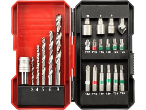 Einhell 22-delni set S-Box burgija i bitova 1/4", S-Box