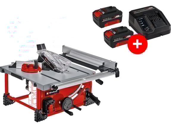 Einhell Akumulatorska stona testera TE-TS 36/210 Li-Solo + Einhell Power-X-Change 2x 3.0 Ah i 30min PXC Kit