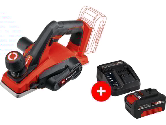 Einhell Akumulatorsko rende TE-PL 18/82 Li Solo + Einhell Power-X-Change 18V 4.0 Ah Starter-Kit