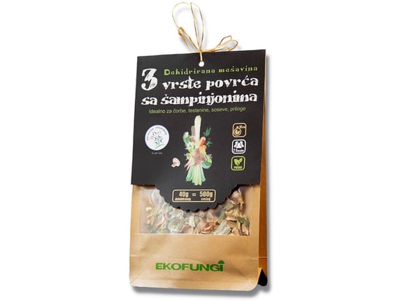 Ekofungi Consomme Mix - Organske pečurke sa povrćem, bez glutena 40g