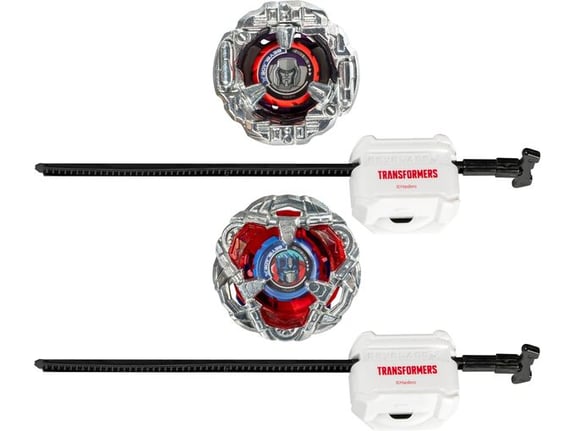 Hasbro Set Beyblade X Transformers Optimus Prime vs Megatron