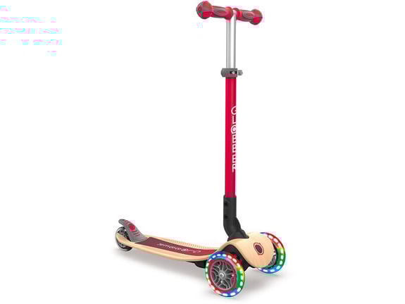 Globber Drveni trotinet Primo sa sklapanjem i svetlima
