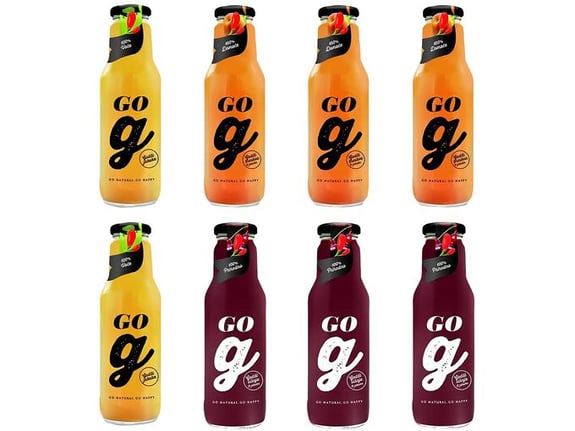 Go G Mix sokova 750ml 2 x Jabuka Godži, 3 x Jabuka Breskva Godži, 3 x Jabuka Višnja Godži
