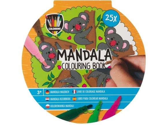 Grafix Bojanka Mandala životinje 25 strana