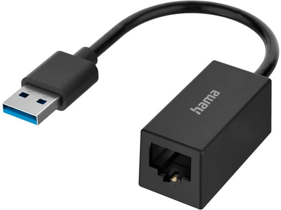 Hama Mrežni adapter USB-A 3.0 muški na LAN ženski