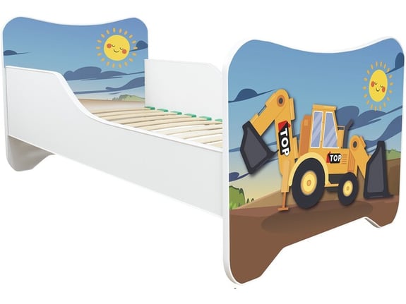 Happy Kitty Dečiji krevet 160x80cm Excavator