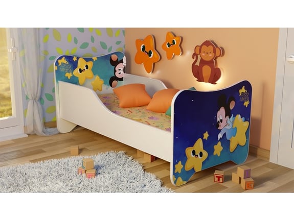 Happy Kitty Dečiji krevet Lucky Mickey 160X80cm