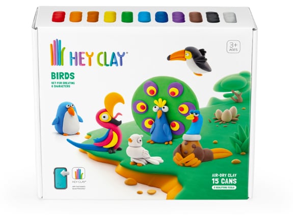 Hey Clay Glina Birds 15kom