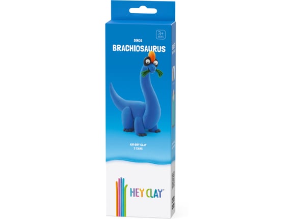 Hey Clay Glina Dinos Brachiosaurus 3kom