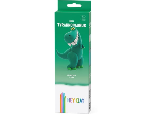 Hey Clay Glina Dinos Tyrannosaurus 3kom