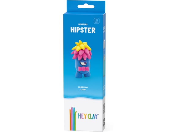 Hey Clay Glina Monsters Hipster 3kom