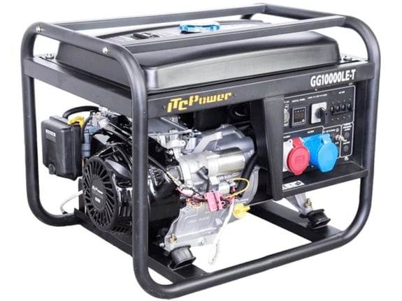 ITC Power Benzinski agregat na ramu GG10000 LE-T