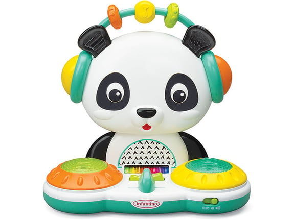 Infantino muzička/edikativna igračka Spin and slide Panda 115110
