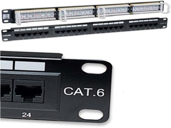 Intellinet Prespojni panel Cat6 UTP 24 porta 19inch 1U