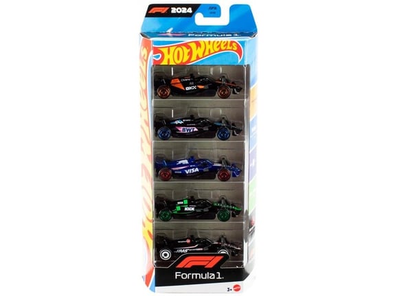 Mattel Set autića Hot Wheels Formula 1 5 kom