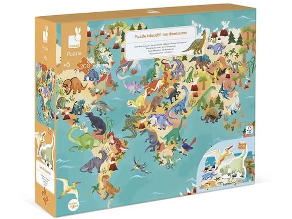 Janod Edu slagalica Dinosaurusi 200kom