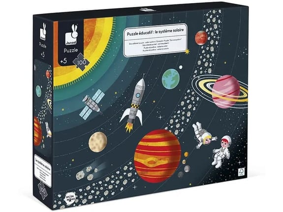 Janod Edu slagalica Solarni sistem 100kom