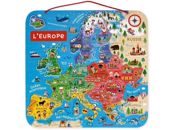 Janod Magnetna Evropska karta