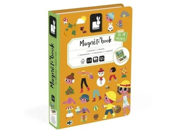 Janod Magnetna knjiga 4 godišnja doba