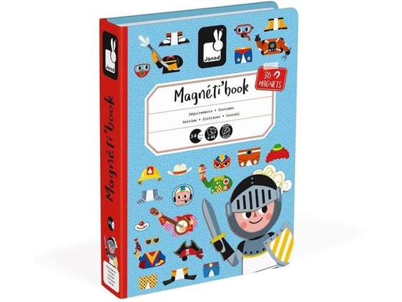 Janod Magnetna knjiga Kostimi za dečake