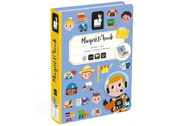 Janod Magnetna knjiga Poslovi