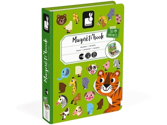 Janod Magnetna knjiga Životinje