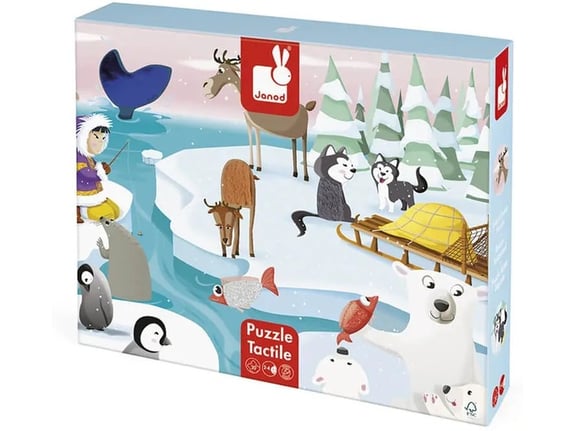 Janod Tactile slagalica Život na ledu 20kom