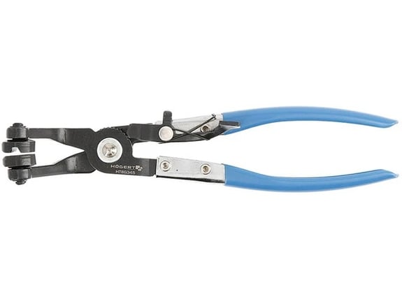 Hogert Klešta za sigurnosne prstene i stezaljke za proširenje zakrivljena 215mm