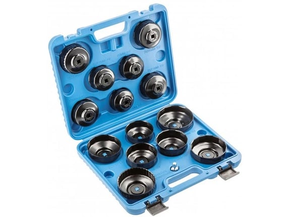 Hogert Ključevi za filtere za ulja 14 kom