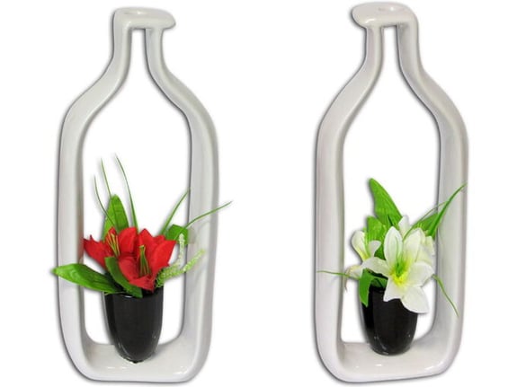 Keramička vaza za jedan cvet 2217-02