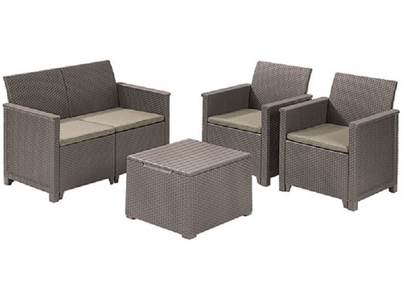 Keter Baštenski set Elodie 2 seater sa box stolom