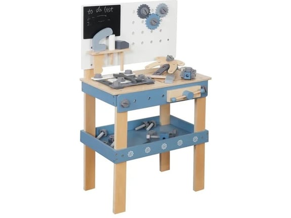 Kinder Home Dečija drvena radionica sa alatima