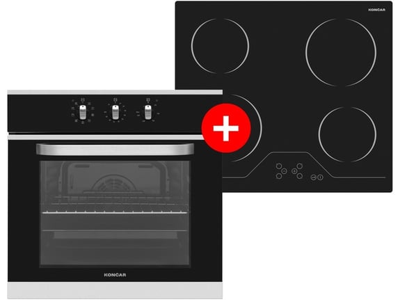 Končar Set Ugradna rerna UPV 659 TV i Ugradna ploča UKE 6040 K.CM1