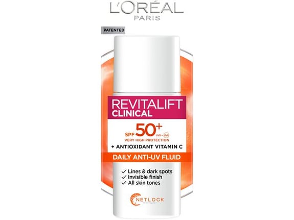 LOreal Paris Dnevni fluid sa UV zaštitom i vitaminom C Revitalift Clinical 50ml