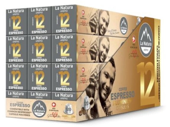 La Natura Lifestyle ALU Kafa Espresso 12x10 kapsula Bag ND DACH MK