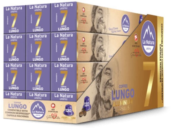 La Natura Lifestyle ALU Kafa Lungo 12x10 kapsula Bag ND DACH MK