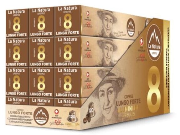 La Natura Lifestyle ALU Kafa Lungo Forte 12x10 kapsula Bag ND DACH MK