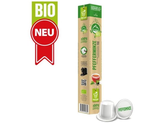 La Natura Lifestyle BIO Čaj Pfefferminz Gruner Tee 10 kapsula Bag NPCC