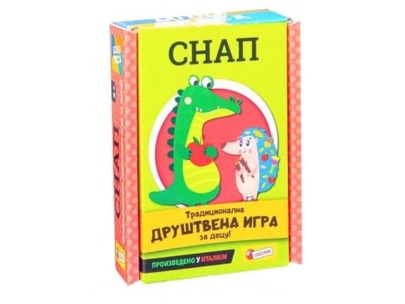 Lisciani Ludoteca SR Društvena igra Snap i igra memorije Životinje 2u1 RS85804