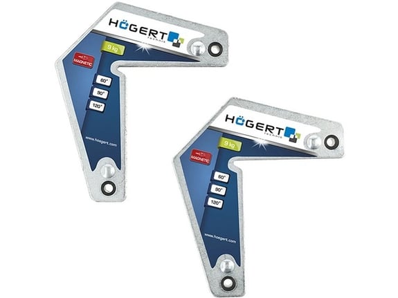 Hogert Magnetni ugaonik za varenje - bumerang 2kom